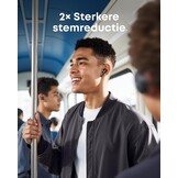 Soundcore Liberty 5 by Anker, draadloze oordoppen met noise-cancelling, 2x sterkere stemonderdrukking, Dolby Audio, 6 microfoons met AI, snelladen en lange batterijduur
