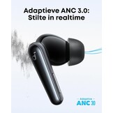 Soundcore Liberty 5 by Anker, draadloze oordoppen met noise-cancelling, 2x sterkere stemonderdrukking, Dolby Audio, 6 microfoons met AI, snelladen en lange batterijduur