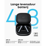 Soundcore Liberty 5 by Anker, draadloze oordoppen met noise-cancelling, 2x sterkere stemonderdrukking, Dolby Audio, 6 microfoons met AI, snelladen en lange batterijduur