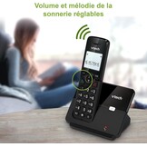 VTECH CS2001 Draadloze DECT-telefoon met 2 handsets voor thuis met ongewenste oproepblokkering, betrouwbaar lang bereik tot 300 m, nummerherkenning