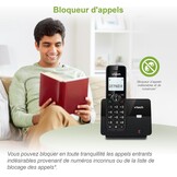 VTECH CS2001 Draadloze DECT-telefoon met 2 handsets voor thuis met ongewenste oproepblokkering, betrouwbaar lang bereik tot 300 m, nummerherkenning