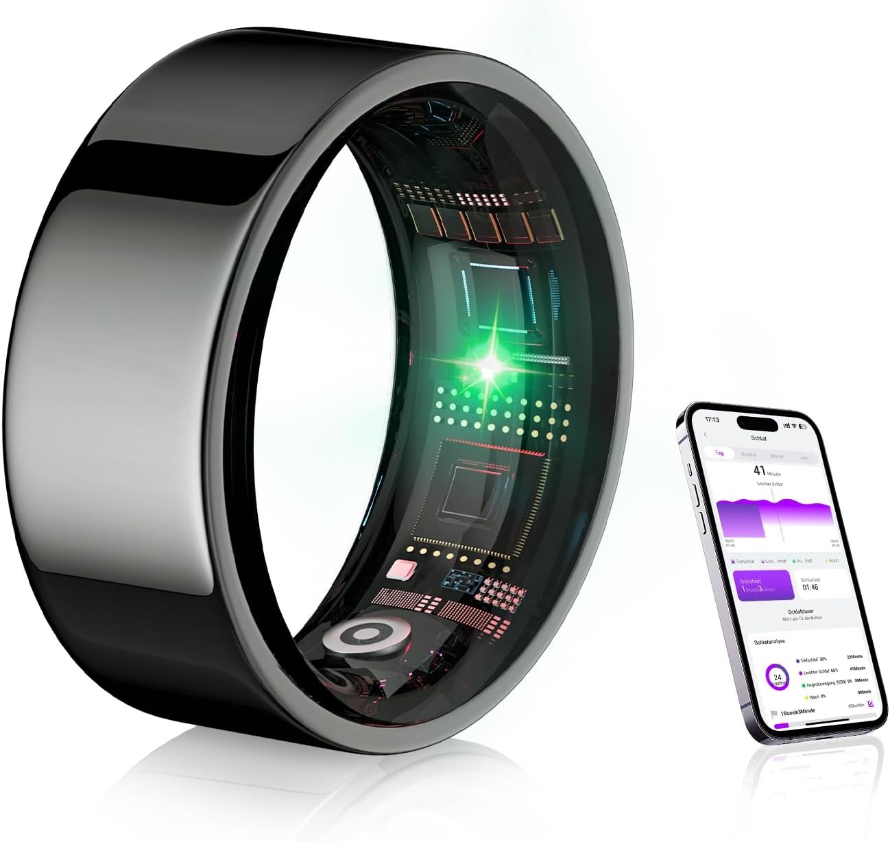 Smart Ring Gezondheidstracker (56% Korting)
