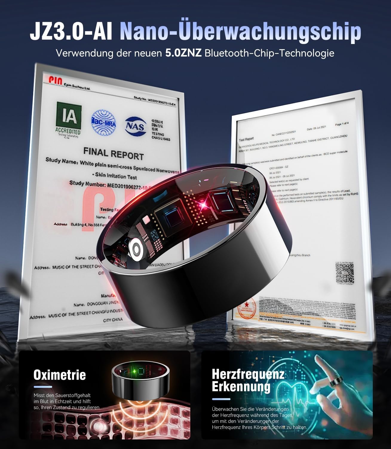Smart Ring Gezondheidstracker (56% Korting)
