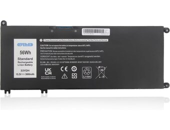 33YDH Laptop Accu voor Dell Inspiron 15 7577 17 7000 7778 7773 7779 7786 G3 3579 3779 G5 5587 G7 7588 Vostro 7570 7580 Latitude 13 3380 14 3490 15 3580 3590 PVHT1 7FHHV 99NF2