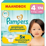 Pampers Premium Protection Maat 4 - 174 Luiers (9-14 kg)