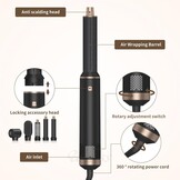 5-in-1 Airstyler Warmeluchtborstelset 1000W - Nu 57% Korting!