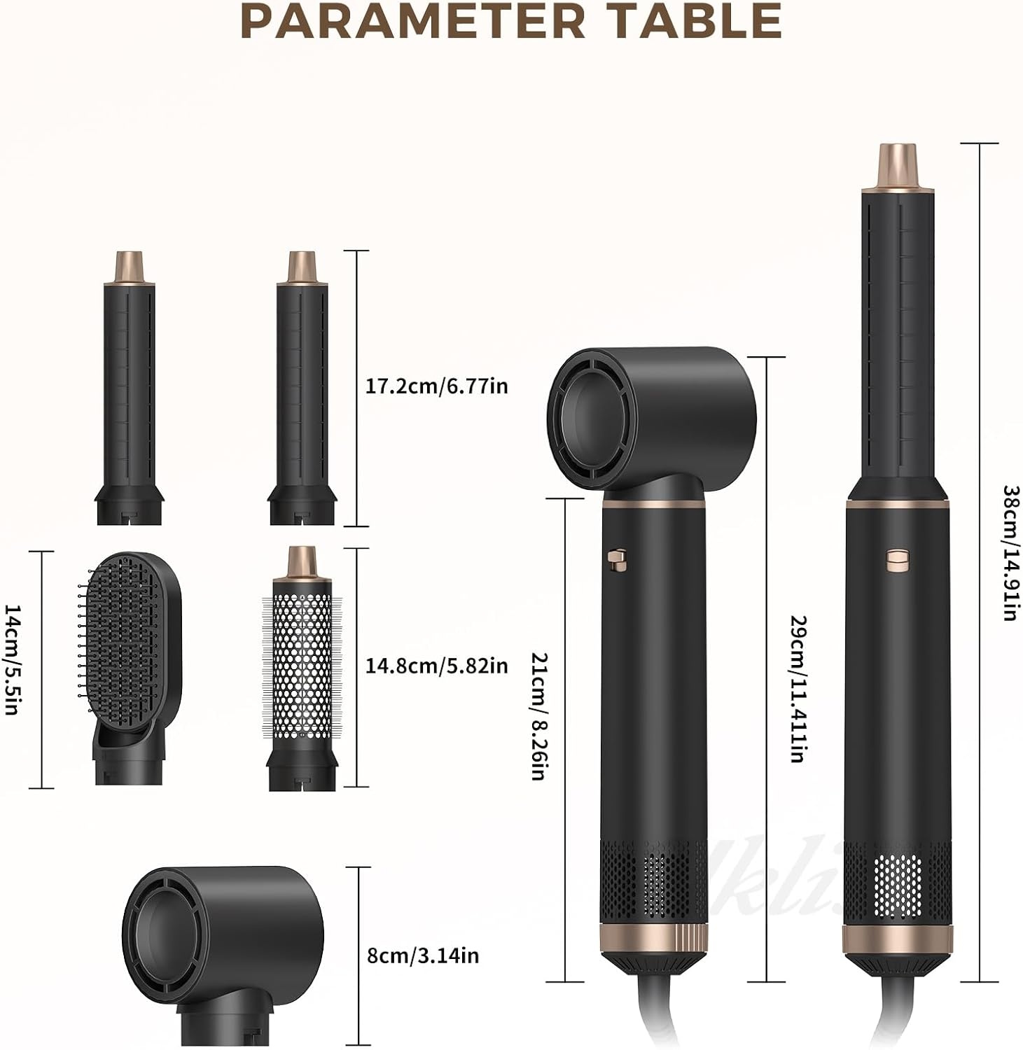5-in-1 Airstyler Warmeluchtborstelset 1000W - Nu 57% Korting!
