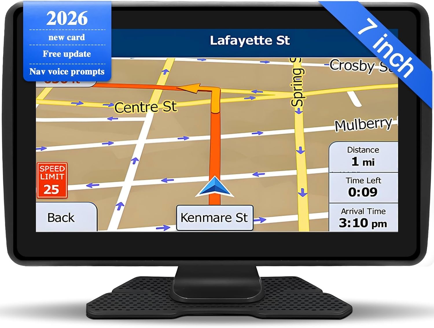 iPalamila 9 inch GPS Navigatiesysteem voor Auto, Vrachtwagen en Camper met Europa Kaarten