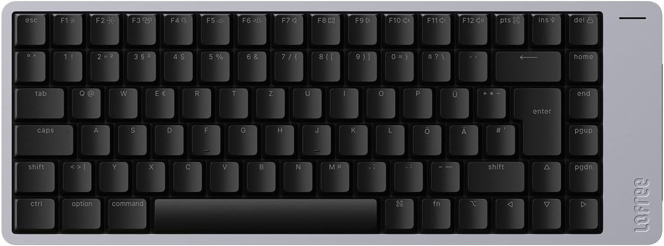 LOFREE Flow2 Low-Profile Mechanisch Toetsenbord - 84 toetsen - QWERTZ - Spacegrijs
