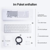 LOFREE Flow2 Low-Profile Mechanisch Toetsenbord - 84 toetsen - QWERTZ - Spacegrijs