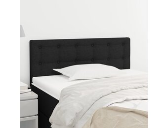 vidaXL Hoofdbord Zwart Stof 90x5x78/88 cm - 77% Korting!
