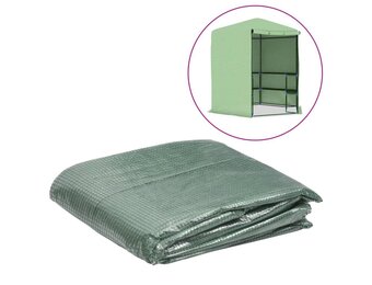 vidaXL Kashoes vervangend (6,5025 m²) 255x255x194 cm groen