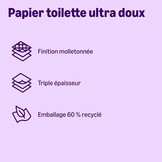 by Amazon Papier Toilette, 3 Épaisseurs Matelassé, Doux et Soyeux, 36 Rouleaux (4 Paquets de 9), 200 Feuilles par Rouleau, Certifié FSC - Maat 9 unité (Lot de 4)