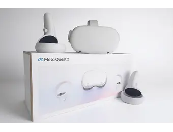 Meta Quest 2 128GB VR-Headset met Elite Strap, laadstation en 2 controllers