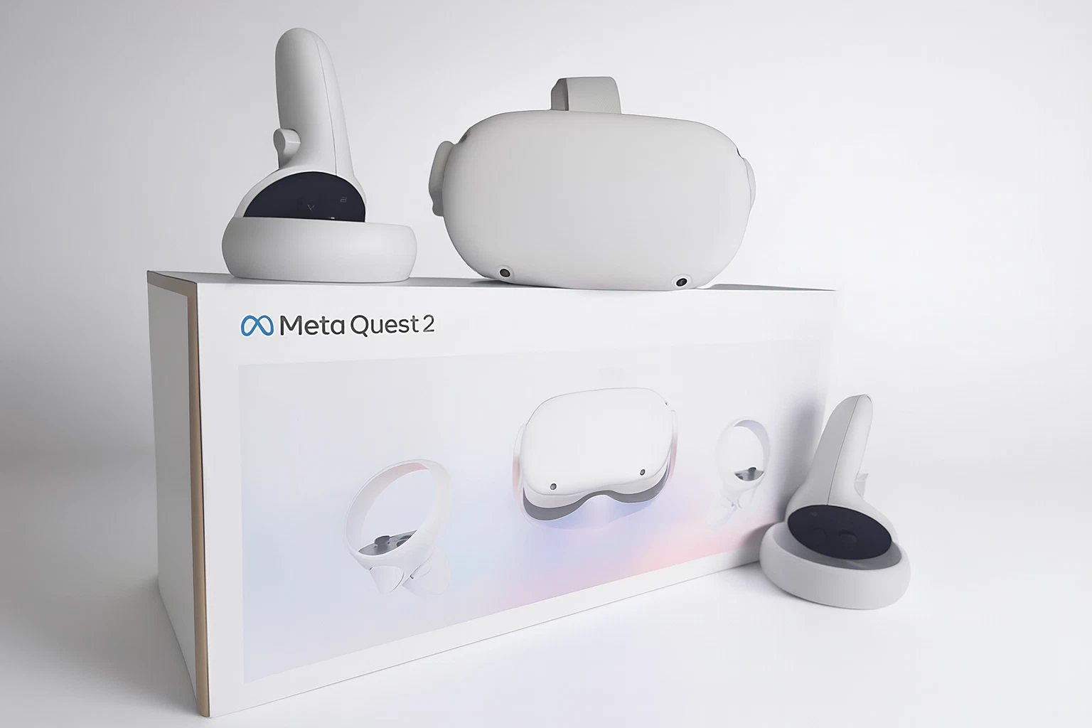 Meta Quest 2 128GB VR-Headset met Elite Strap, laadstation en 2 controllers