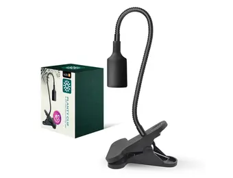 KOBI LIGHT PLANTY CLIP B Klembare Bureaulamp E27 Zwart