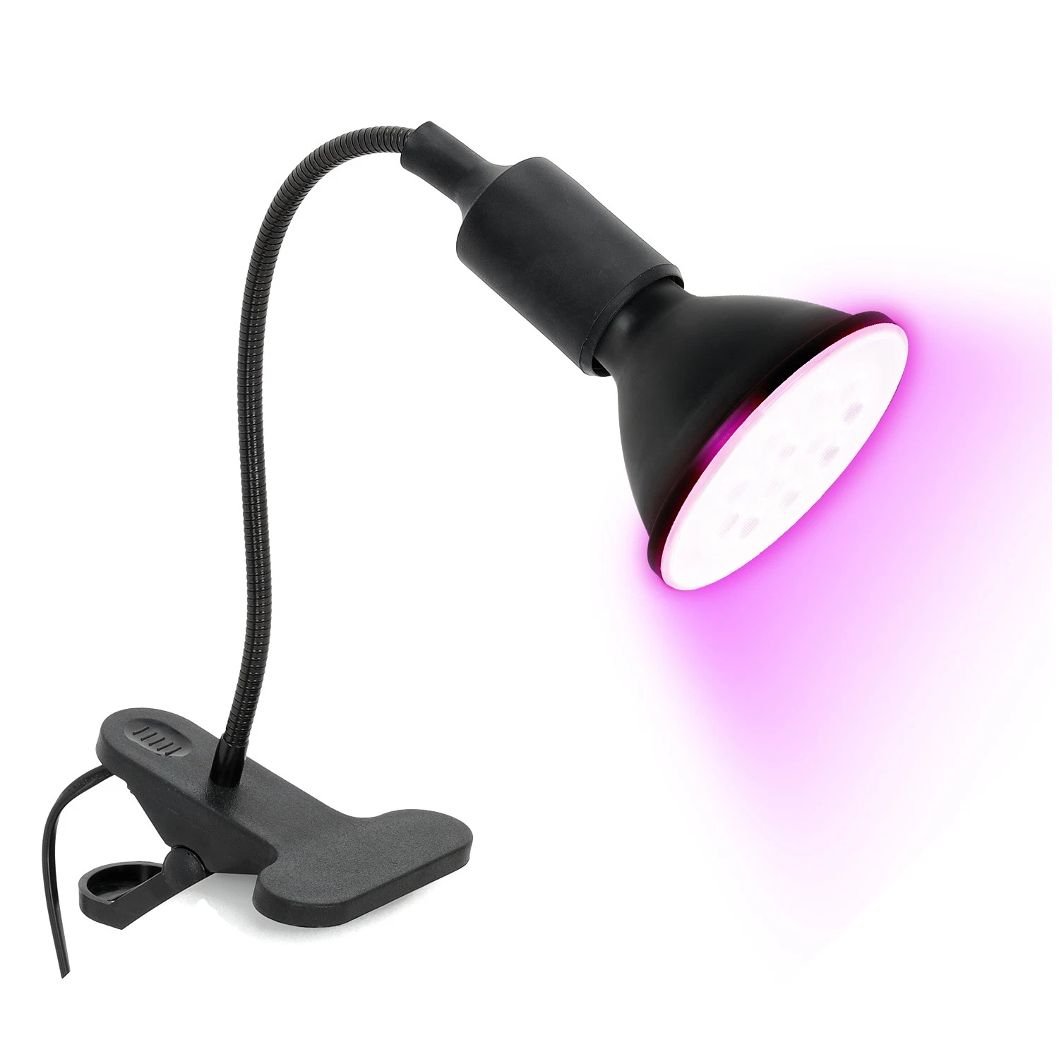 KOBI LIGHT PLANTY CLIP B Klembare Bureaulamp E27 Zwart