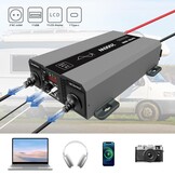 DATOUBOSS 2000W Power Inverter 12V DC to 240V AC Pure Sine Wave Inverter, Car Inverter 12V to 240V with AC Sockets Dual Car Adapter With LED Display Suitable for Home, RV, Camper, Truck