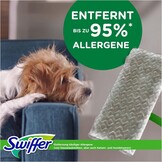 Swiffer Stofdoeken, 120 droge microvezeldoeken en 3 vloerdoekjes, vangt stof en vuil op, ideaal voor alle soorten vloeren en dierenharen, maxi-formaat