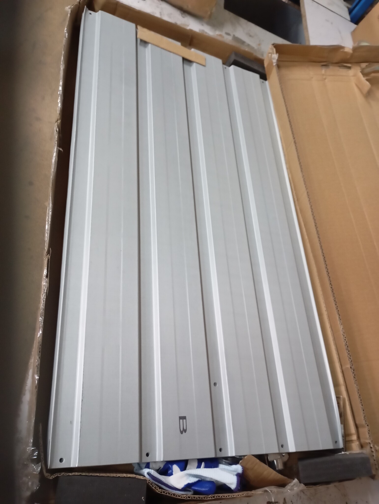 vidaXL Plantenbak verhoogd 400x80x77 cm gegalvaniseerd staal antraciet