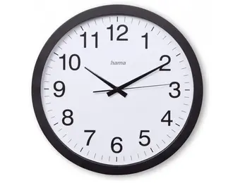 Hama Wandklok Aruba Zwart 40 cm