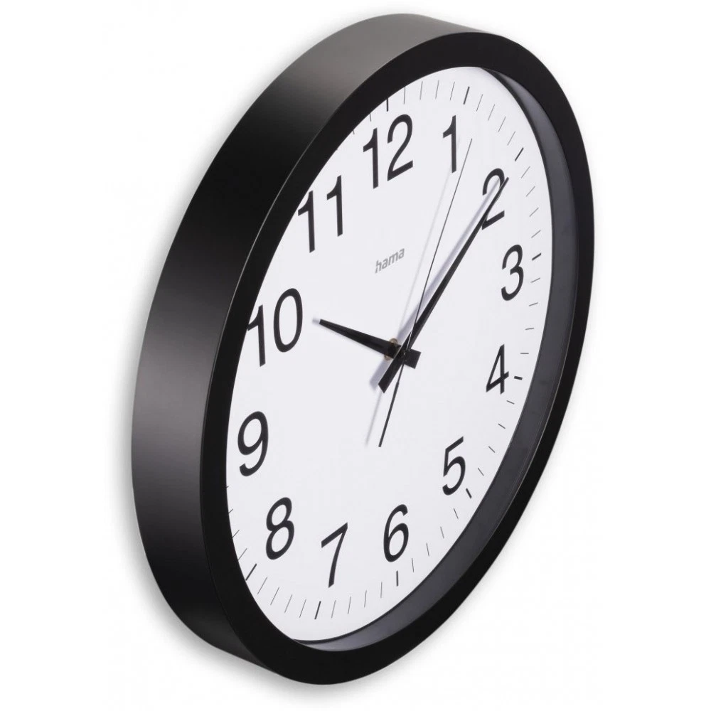 Zwarte Ronde Wandklok 40 cm | 73% Korting