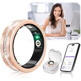 Slimme Ring Goud | Fitness Tracker | Slaap | SpO2 | IP68 Waterdicht | 59% Korting