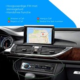 NK AutoRadio - Bluetooth Handsfree 4.0, AUX Functie, MP3 Speler en Dubbele USB Poort, FM Stereo Geluid, Handsfree Bellen, Afstandsbediening, LCD Scherm, iOS & Android