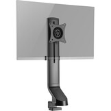 RICOO Monitor Mount TS2011 Mounting for flat screens with 17-27 inch with max VESA-Norm 100x100 bracket arm for desk-top or Workstation surface PC screen stand in Black