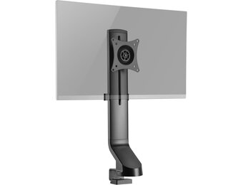 RICOO Monitor Mount TS2011 Mounting for flat screens with 17-27 inch with max VESA-Norm 100x100 bracket arm for desk-top or Workstation surface PC screen stand in Black