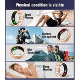 Smart Ring Fitness Tracker Goud - 59% Korting