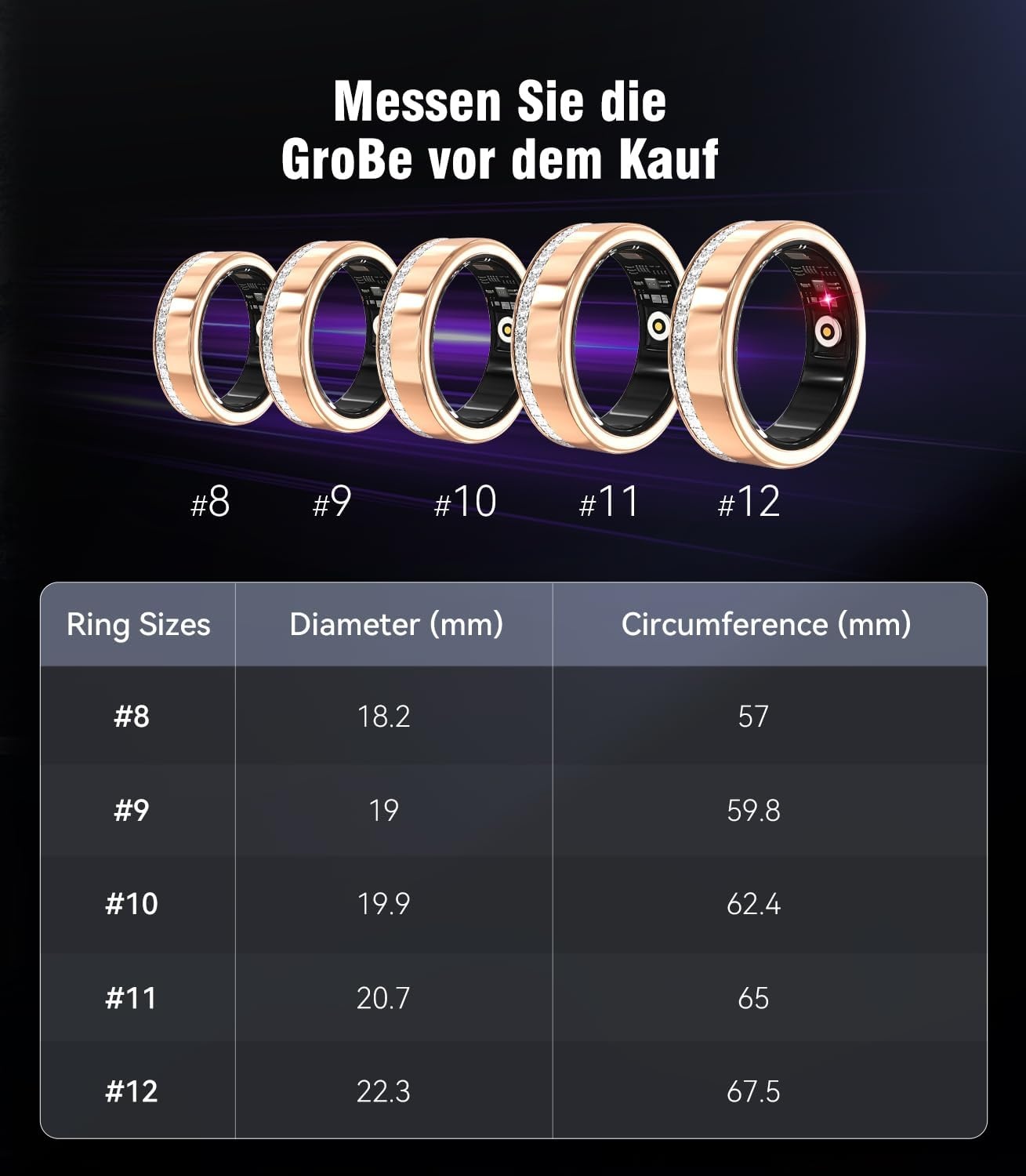 Smart Ring Fitness Tracker Goud - 59% Korting