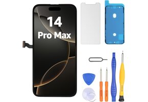 Vervangend iPhone 14 Pro Max Scherm (6,7") met Reparatiekit - 53% Korting