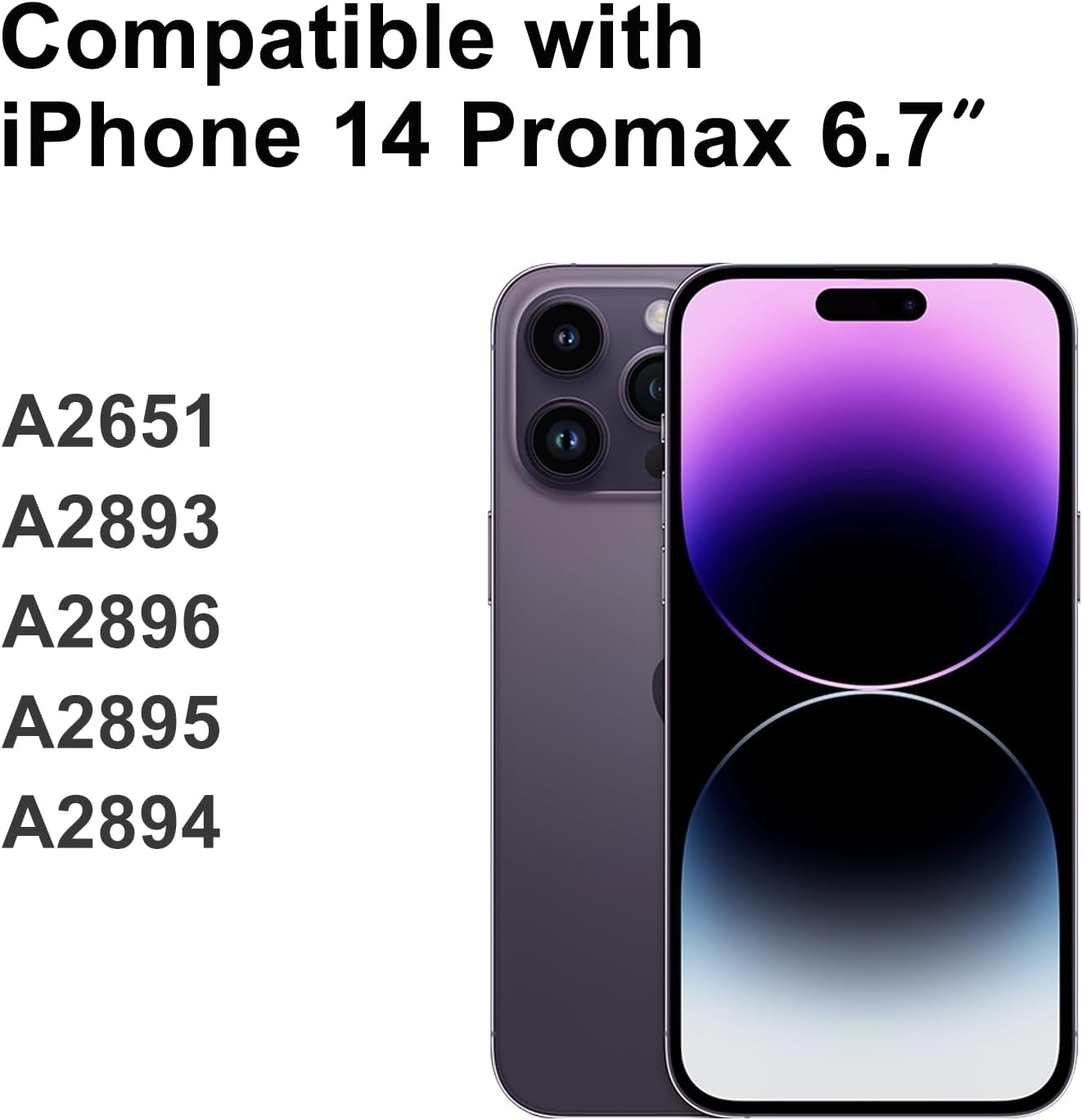 LL TRADER iPhone 14 Pro Max 6,7 inch LCD Vervangend Scherm - Inclusief Reparatiekit