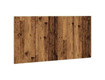 vidaXL Hoofdeinde 160x1,5x80 cm bewerkt hout oud houtkleurig