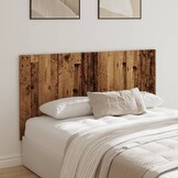 vidaXL Hoofdeinde 160x1,5x80 cm bewerkt hout oud houtkleurig