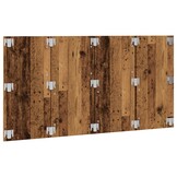 vidaXL Hoofdeinde 160x1,5x80 cm bewerkt hout oud houtkleurig