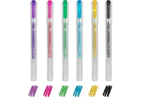 Gelpennen Set 6 Stuks Mini Glitter - 47% Korting