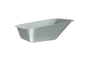 VidaXL Kruiwagenbak - Zilver Staal - 42% Korting!