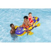 BESTWAY - Opblaasbare Salamander Zwemband - 41502 - Paars - Vinyl - 190cm x 119cm - Splashin' Salamander - Speelgoed voor Kinderen en Volwassenen - Zwembad - Berijdbaar - Handvat - XXL - Vanaf 3 jaar
