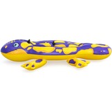 BESTWAY - Opblaasbare Salamander Zwemband - 41502 - Paars - Vinyl - 190cm x 119cm - Splashin' Salamander - Speelgoed voor Kinderen en Volwassenen - Zwembad - Berijdbaar - Handvat - XXL - Vanaf 3 jaar