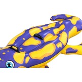 BESTWAY - Opblaasbare Salamander Zwemband - 41502 - Paars - Vinyl - 190cm x 119cm - Splashin' Salamander - Speelgoed voor Kinderen en Volwassenen - Zwembad - Berijdbaar - Handvat - XXL - Vanaf 3 jaar