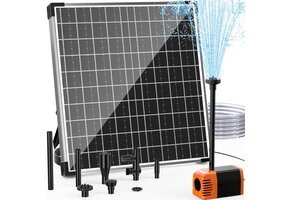 Zonnepomp voor Vijver & Tuin | 25W 1200 l/u | 34% Korting!