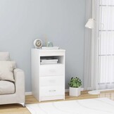 vidaXL Ladekast Wit Bewerkt Hout - 54% Korting