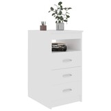 vidaXL Ladekast Wit Bewerkt Hout - 54% Korting