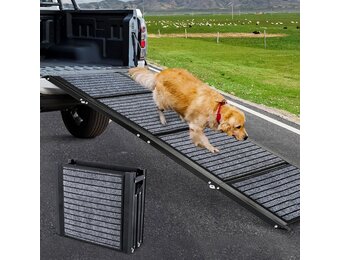 Snagle Paw Opvouwbare Hondenloopplank - 180 x 50 cm - Zwart