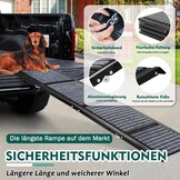 Snagle Paw Opvouwbare Hondenloopplank - 180 x 50 cm - Zwart