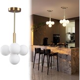 Moderne Gold Wandleuchte 2 Stück,Vintage Wandlampe mit Glasschirm für Wohnzimmer Schlafzimmer Nachttisch Esszimmer Hotel