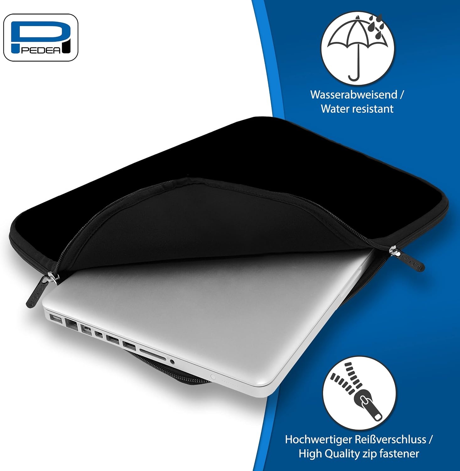Pedea Trend Laptop Sleeve - 14,1 inch - Zwart