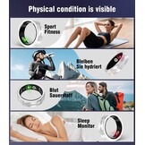 Smart Ring Fitness Tracker met SpO2 & Slaapmonitoring - Goud